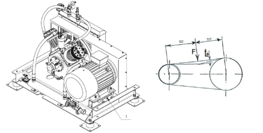 Поршневой компрессор, 1575 л/м, 380В, 7.5 кВт, ременной, масляный Remeza ВА10-10-40 10 бар