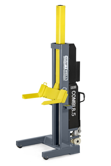 Подкатной подъемник для грузовых автомобилей электрогидравлический 17т KraftWell COMBI8.5/2, 2 колонны