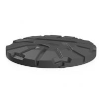 Черная крышка колодца «Роса-2 Эконом»