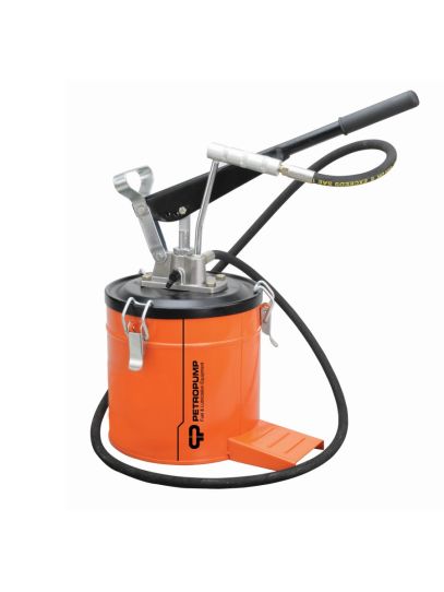 Нагнетатель смазки ручной на 6 л, давление смазки до 275 бар, с производительностью до 9 г/ход Petropump PP210022