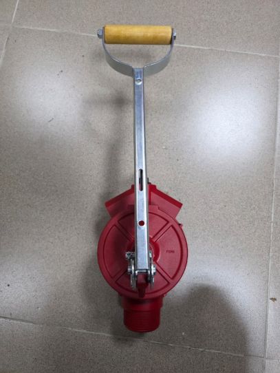 Насос ручной мембранный диафрагменный бочковой для бензина, дизеля, керосина 76 л/м, FILL-RITE FR152, красный, алюминий