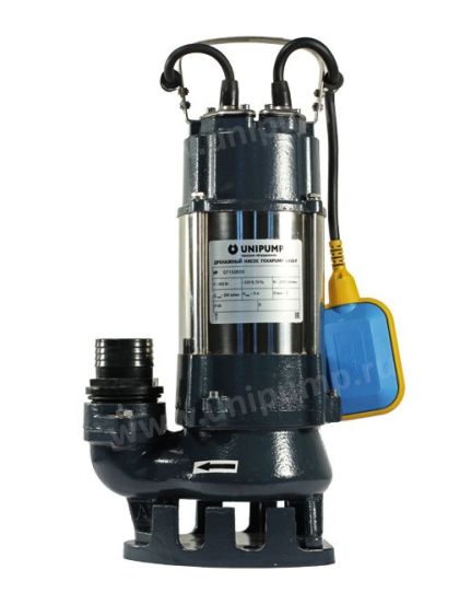 FEKAPUMP V1500F фекальный насос с измельчающим ножом 1500Вт, 270 л/мин, глубина до 5м Unipump