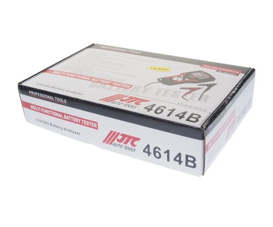  Тестер для аккумуляторов 12/24В профессиональный с цифровым дисплеем и вольтметром  JTC-4614B