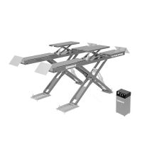 Подъёмник ножничный 4,5т, в уровень пола, подъёмник второго уровня, под сход-развал, BRIGHT, LAMBDA 450/WT46E