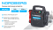 Пусковое устройство 12 В 1200 А бустер с функцией Power Bank и фонариком Nordberg WSA22