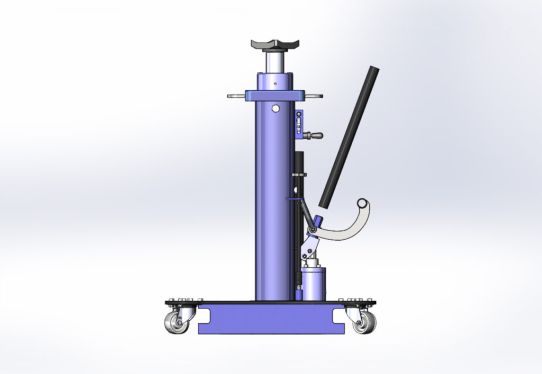 Канавный гидравлический подъемник 10 т, напольный одноштоковый КПП10Р700Ф ARTAZ