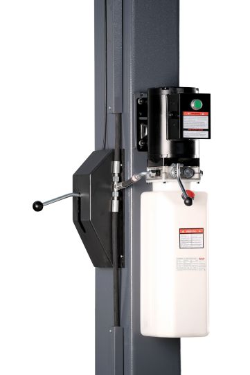 Двухстоечный подъемник Nordberg N4124HM-4,5G 4.5т, электрогидравлический, 380В, с верхней синхронизацией, 100-1820 мм