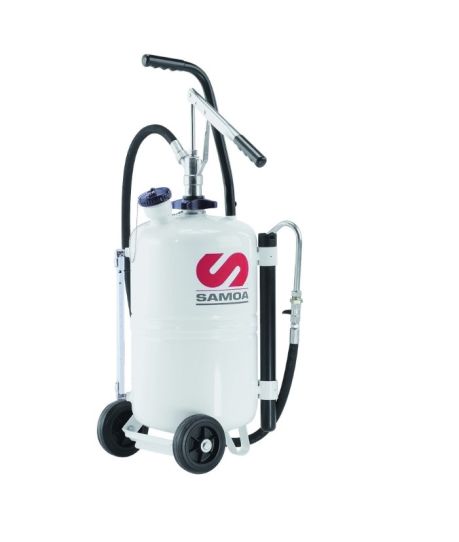 Нагнетатель масла ручной 25 л, Samoa 325000 с производительностью 20 л/мин
