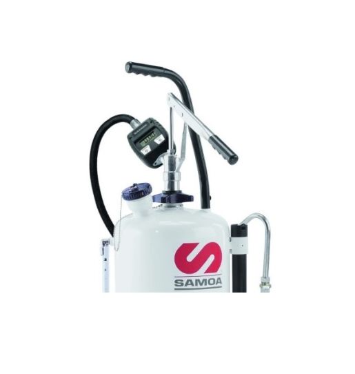 Нагнетатель масла ручной 25 л, Samoa 325010 1-7 бар, с электронным счетчиком