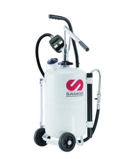 Нагнетатель масла ручной 25 л, Samoa 325010 1-7 бар, с электронным счетчиком