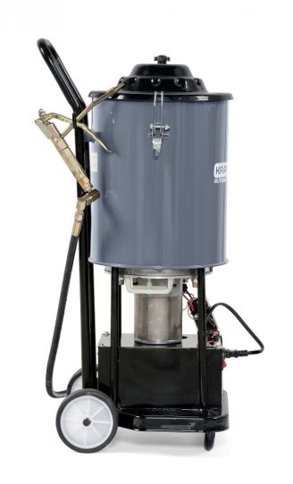 Нагнетатель смазки электрический от сети 24в, емкость 20 л, давление до 400 бар, производительность 350 г/мин KRW1797.EN KraftWell