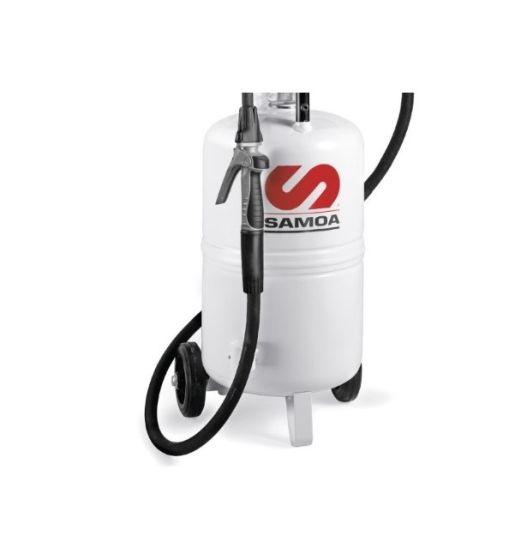 Нагнетатель масла пневматический 25 л, Samoa 327020 1-7 бар с электронным счетчиком