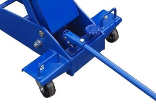  Домкрат трансмиссионный 1т подкатной для кпп Техносоюз ES0702