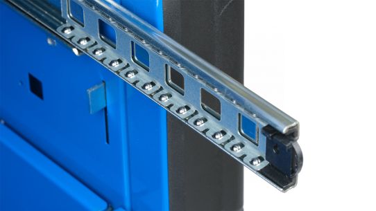 Тележка инструментальная, Nordberg T5P, 5 ящиков, с системой защиты от опрокидывания, синяя