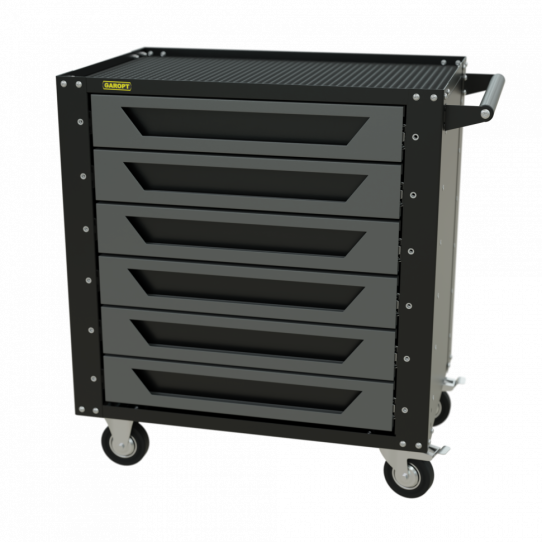  Тележка инструментальная Garopt Gt6.grey new, 6 ящиков, без инструментов, серая