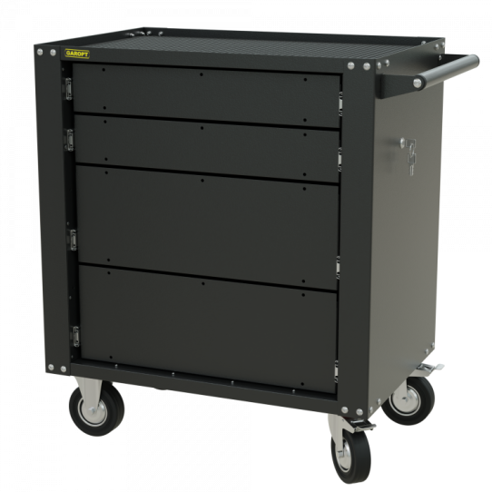  Тележка инструментальная Garopt GTS4, 4 ящика, без инструментов 