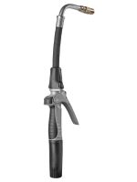 Пистолет раздаточный ручной для масла, 40 л/мин, гибкий носик под углом 90, четверть-оборотный каплеуловитель, Samoa PA40 363114