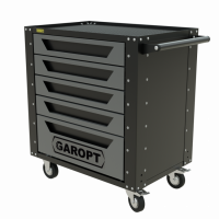 Тележка инструментальная Garopt Gt5.grey new, 5 ящиков, без инструментов, серая