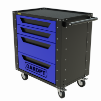 Тележка инструментальная Garopt Gt4.blue new, 4 ящика, без инструментов