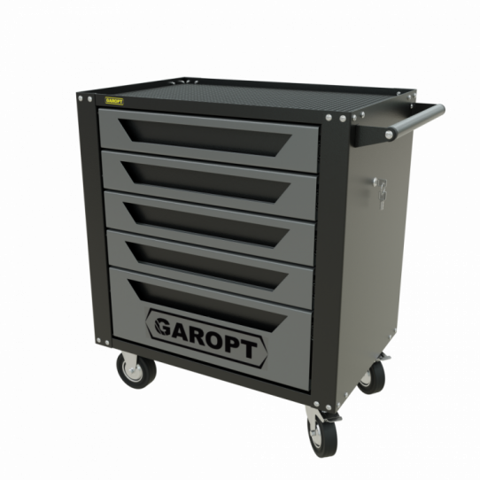 Тележка инструментальная Garopt GTS5.grey new, 5 ящиков, без инструментов