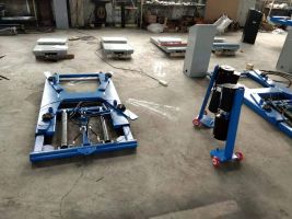 Подъемник ножничный 2.7т 220В для шиномонтажа и автосервиса EQFS ES-27_220V электрогидравлический передвижной с проставками