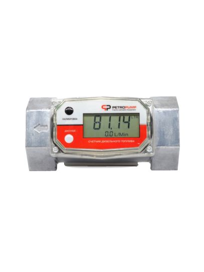 Счетчик для бензина и дизеля электронный 20-200 л/м 1% Petropump AC-TM1.5 PP820003