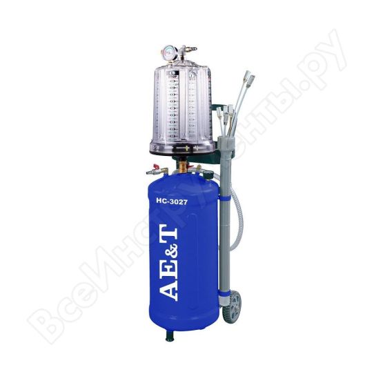 Пневматическая установка для откачки масла через щуп на 30 литров AE&T HC-3027