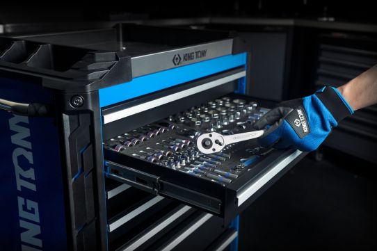 Тележка инструментальная KING TONY 87SQ33-7B-BK, 7 ящиков, без инструментов