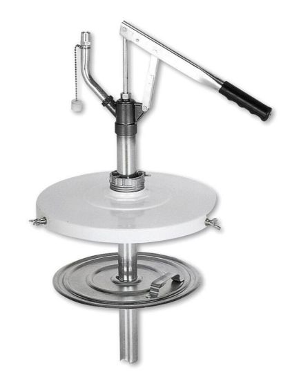 Нагнетатель смазки ручной для 50 л бочек, производительность до 96 г/ход, переносной, Samoa 108100