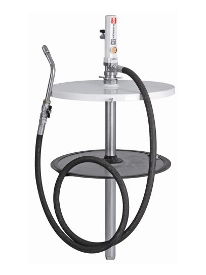 Нагнетатель смазки пневматический из бочек 185 кг, производительность до 20л/мин, раздаточный шланг 3 м, Samoa 454009