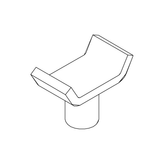 U Опора 15 т, диаметр пальца 55 мм, BLITZ, 33879060