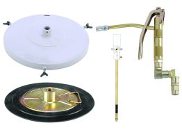 Нагнетатель смазки для бочек 60 л, Техносоюз TS79120 6-8 бар, пневматический, с коэффициентом сжатия 50:1