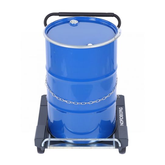 Тележка для бочек до 200 л ручная на 4 колесах усиленная Nordberg N31T05 