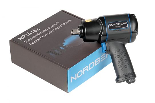 Гайковерт пневматический 1/2" 1620Нм, 8500 об/мин, ударный механизм Twin Hammer Nordberg NP14162