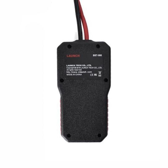 Тестер аккумуляторов 12В, AGM GEL EFB цифровой индикатор, защита от переполюсовки, Launch BST 560