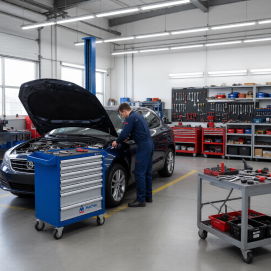 Тележка инструментальная МАСТАК 521-07581MB, 7 ящиков, без инструментов