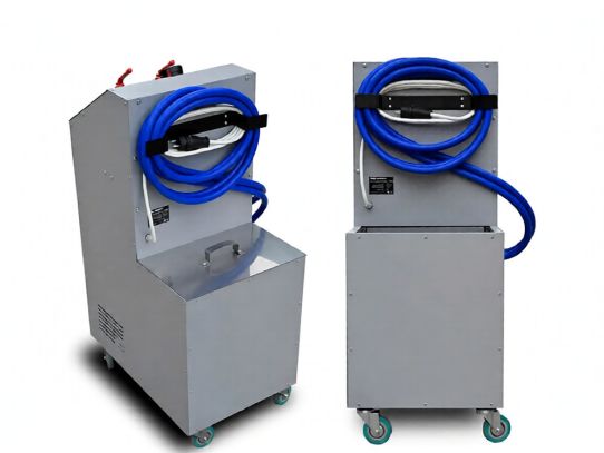 Установка для промывки радиаторов с нагревом 220В передвижная, мощность тенов 3.15кВт и длиной шлангов 3 м, Radiator 4.0