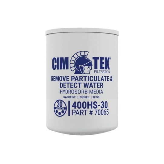 Фильтр для топлива 30 мкм до 70 л/м с водопоглощением Cim-Tek CT70065 400-HS-30