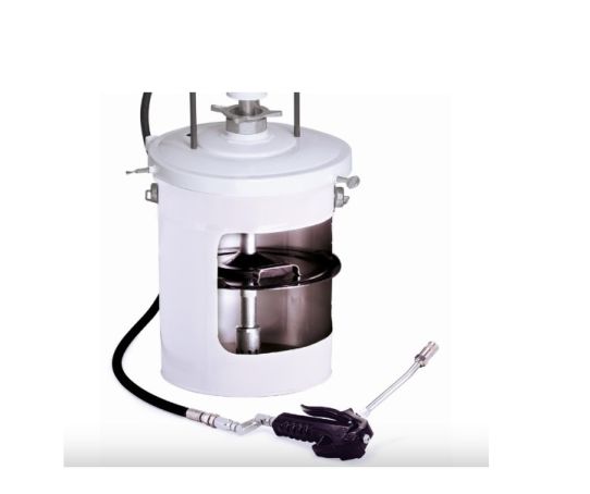 Нагнетатель смазки пневматический для 20 л бочек, давление до 10 бар, с насосом РМ3 55:1 Samoa 424172.710