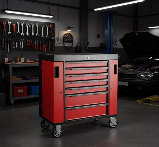 Тележка инструментальная JTC-S1070, 7 ящиков, без инструментов