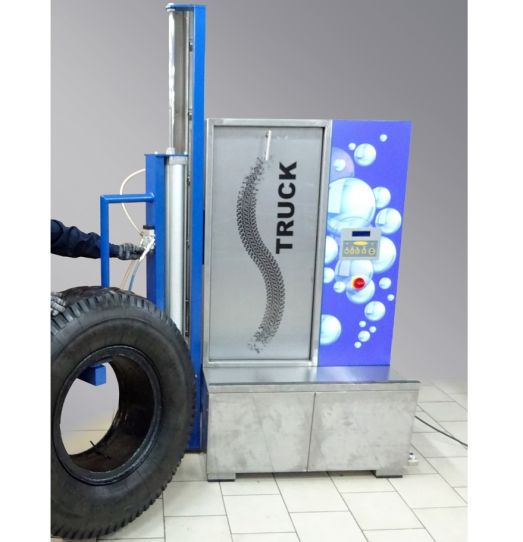 Автоматическая установка для мойки колес Торнадо-Truck Техносоюз с нагревом воды ширина колеса до 430мм
