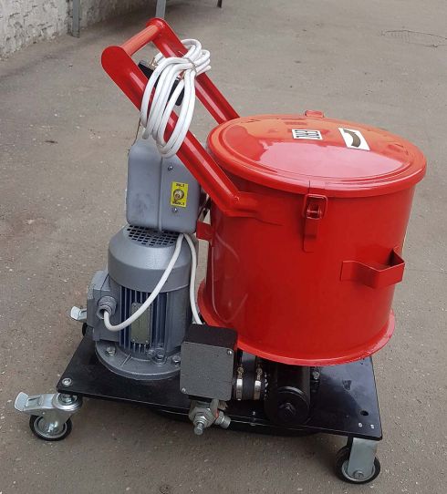 Нагнетатель смазки для бочек на 25 л С-321М, электрический, с мощностью двигателя 0.55 кВт