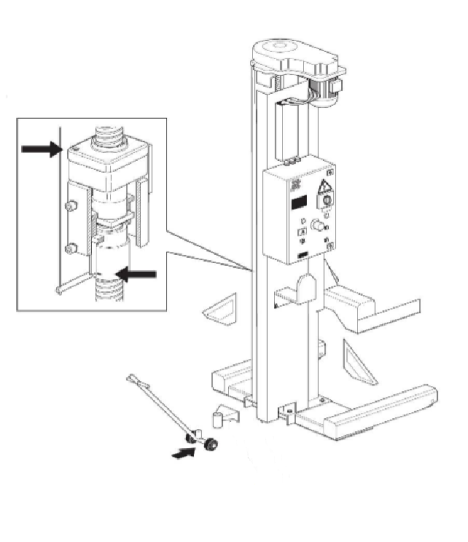 Подкатной подъемник для грузовых электромеханический 22т Ravaglioli RAV234NL, 4 колонны