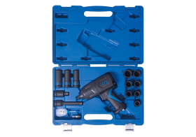 Набор пневмоинструмента 1/2" с принадлежностями, 15 предметов KING TONY 44803AMP