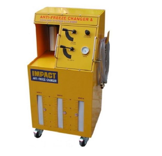 Установка для промывки и замены охлаждающей жидкости с пневматическим насосом, 3x20 л, быстросъемные коннекторы Impact IMPACT-450