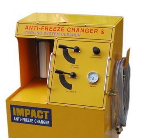 Установка для промывки и замены охлаждающей жидкости с пневматическим насосом, 3x20 л, быстросъемные коннекторы Impact IMPACT-450