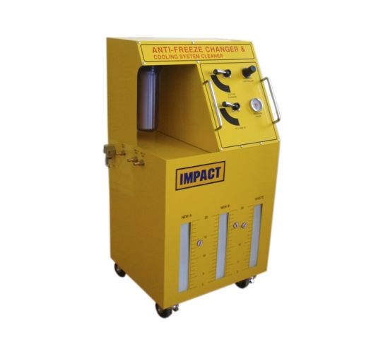 Установка для промывки и замены охлаждающей жидкости с пневматическим насосом, 3x20 л, быстросъемные коннекторы Impact IMPACT-450