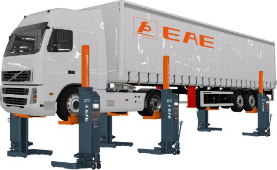 Подкатной подъемник для грузовых автомобилей электрогидравлический 48т Everlift EE-HDM86, 6 колонн