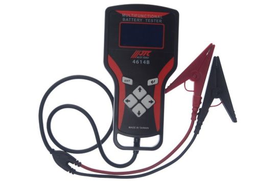  Тестер для аккумуляторов 12/24В профессиональный с цифровым дисплеем и вольтметром  JTC-4614B