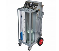 Установка для замены и промывки охлаждающей жидкости с пневматическим насосом и быстросъемными коннекторами GrunBaum CLT3000